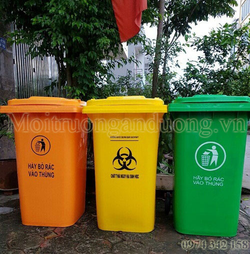 Bán Thùng chứa rác, xe gom rác ở Quảng Ngãi